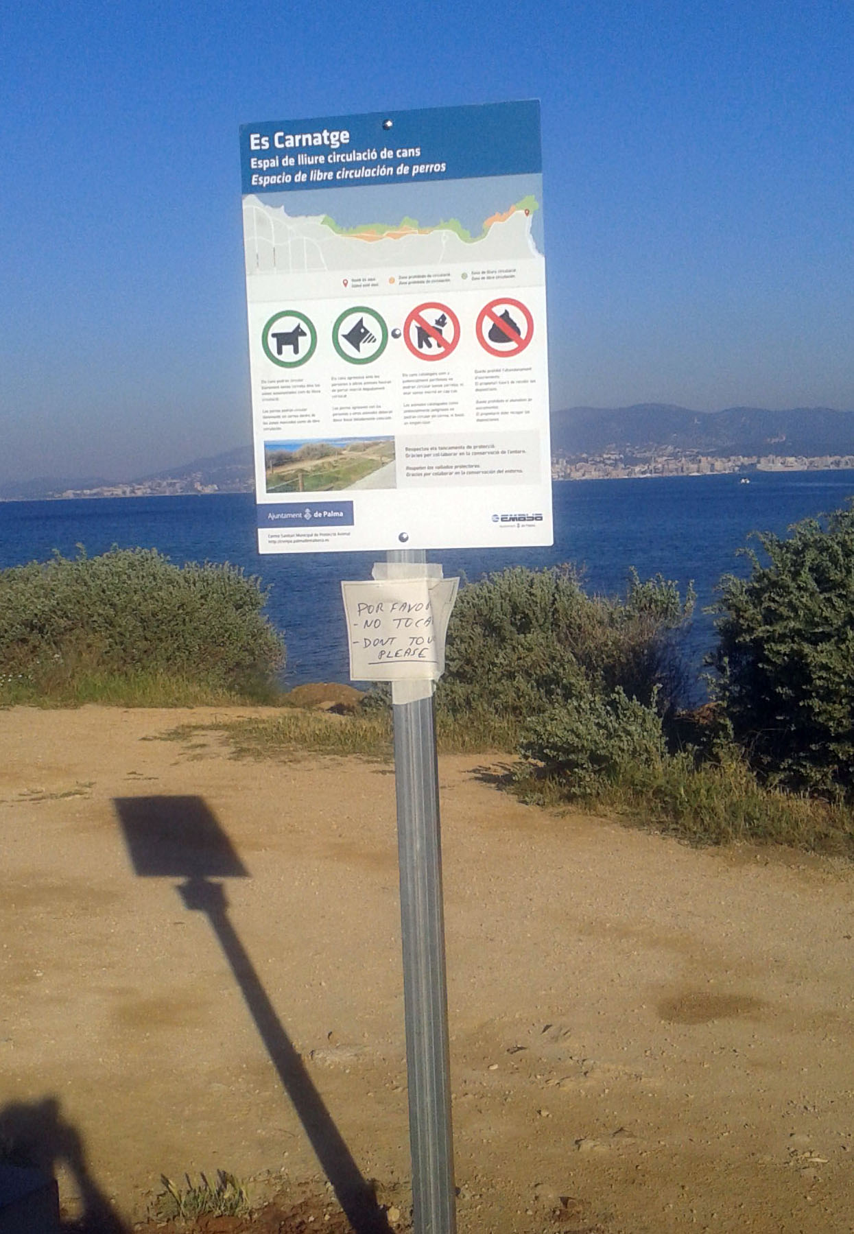 Cort engega la Zona d'Oci Caní d'Es Carnatge