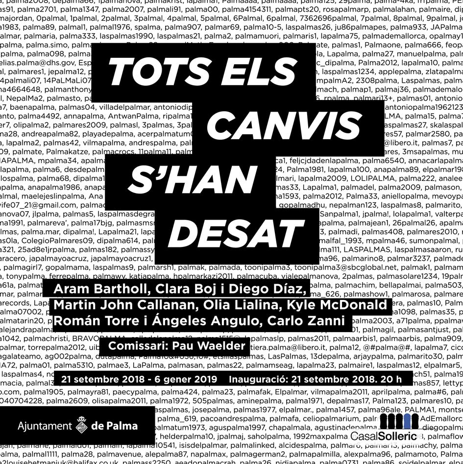 Invitació Tots els canvis s'ham desat