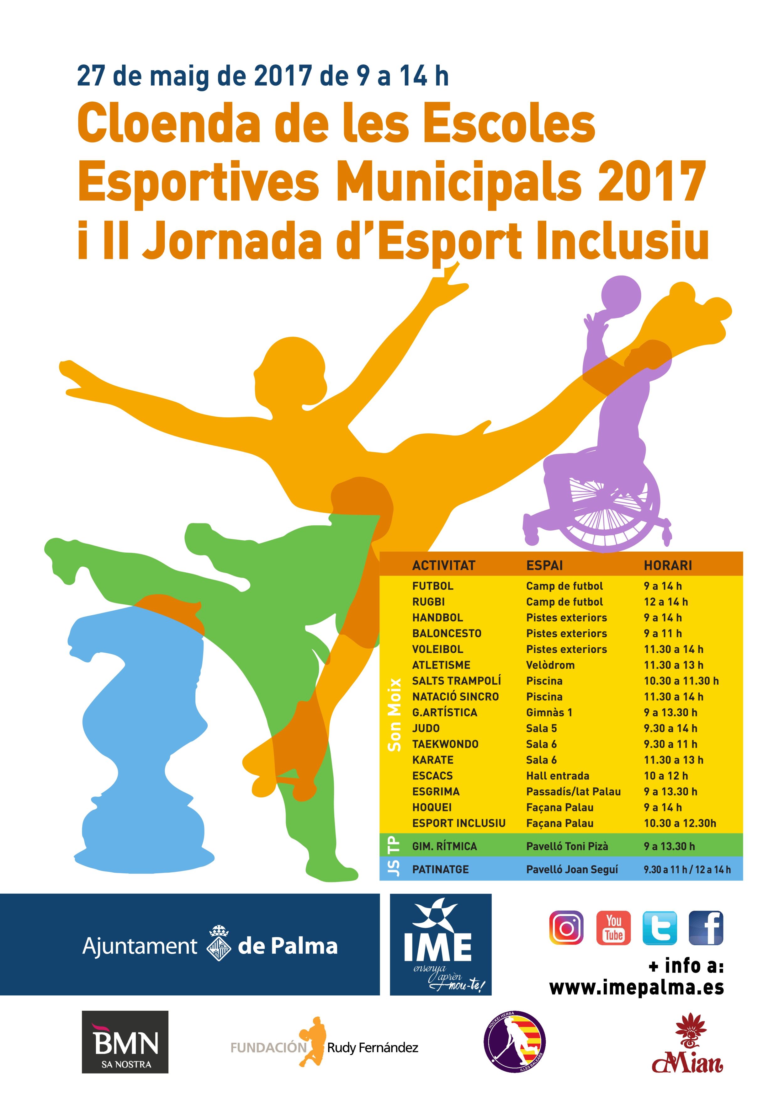CLOENDA DE LES ESCOLES ESPORTIVES MUNICIPALS I II JORNADA D'ESPORT INCLUSIU